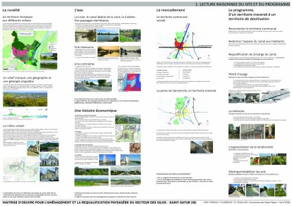 Lauréat pour l'aménagement des berges du canal latéral à la Loire à Saint Satur (18)
